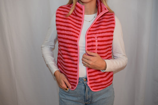 Bubblegum Striped Vest
