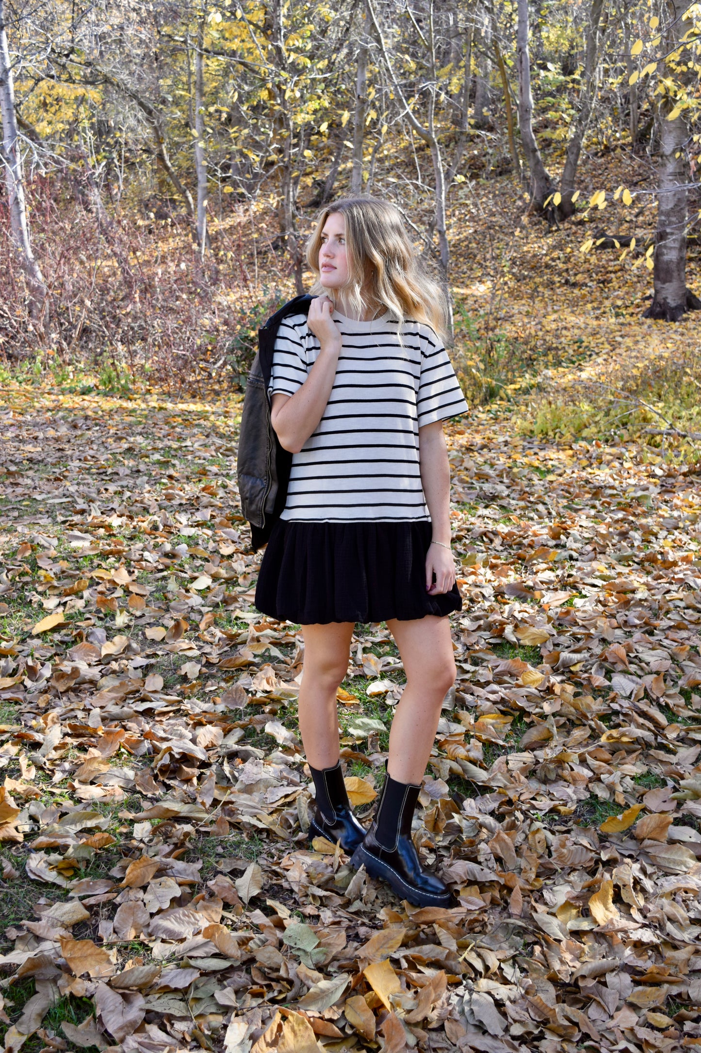 Sweet Stripes Bubble Dress