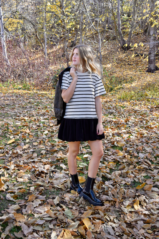 Sweet Stripes Bubble Dress