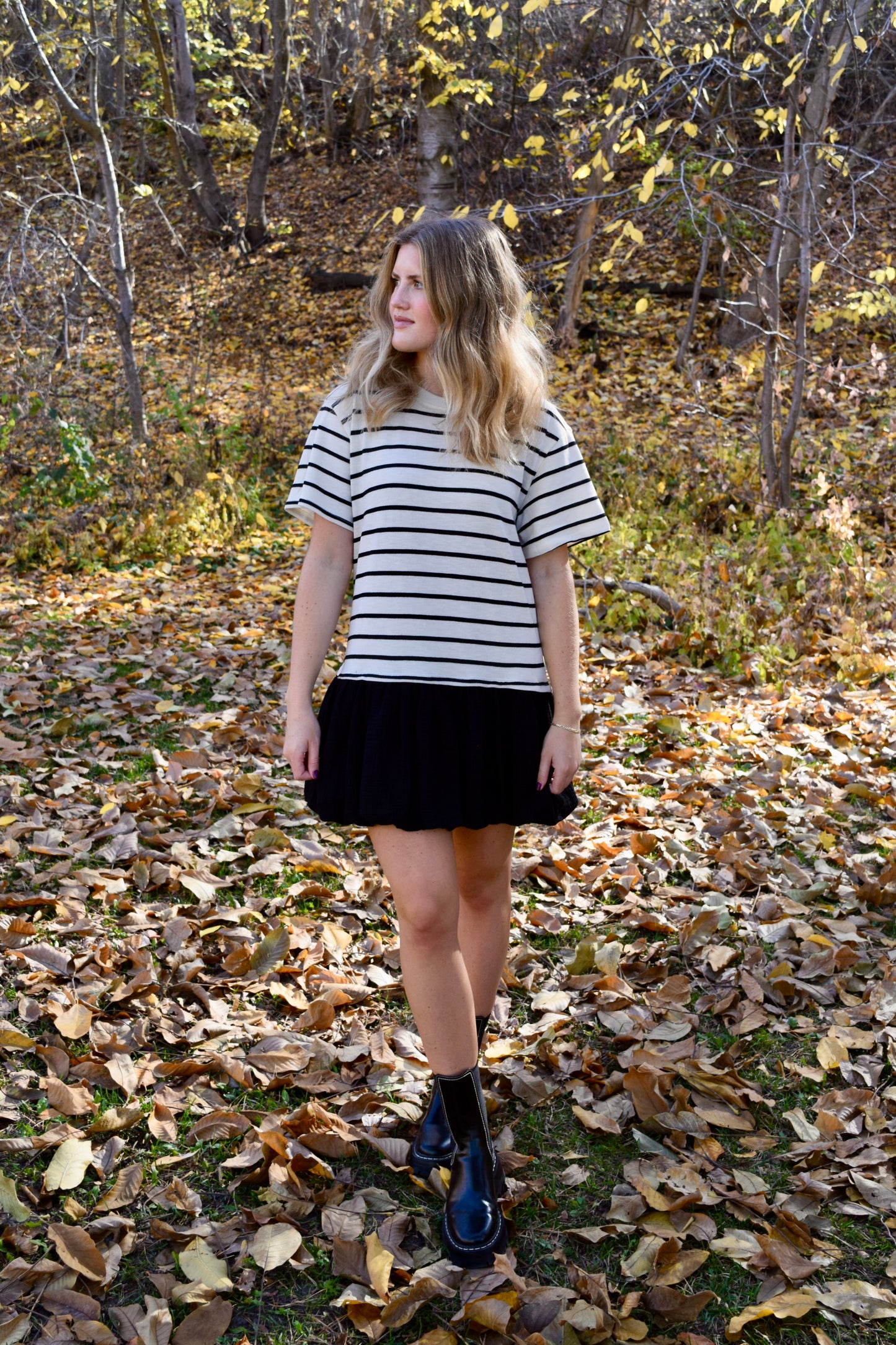 Sweet Stripes Bubble Dress