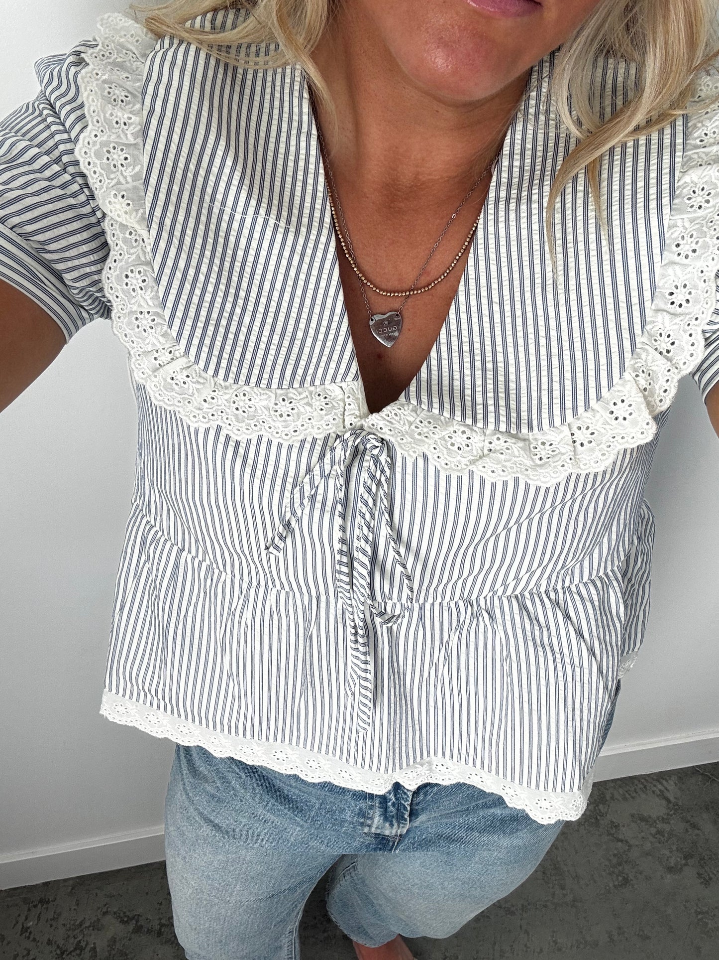 Sky Blue Blouse