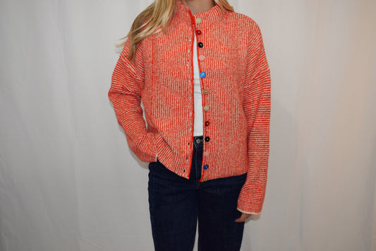 Sweetheart Button Cardigain